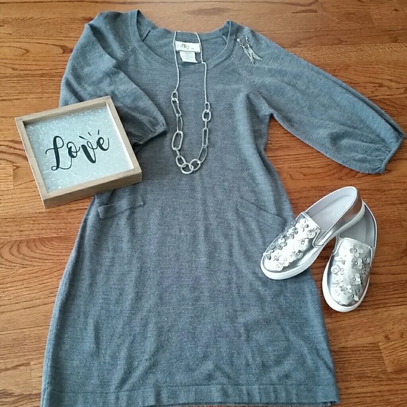 d By Ltd. Dresses & Skirts - Gray Sweater Dress